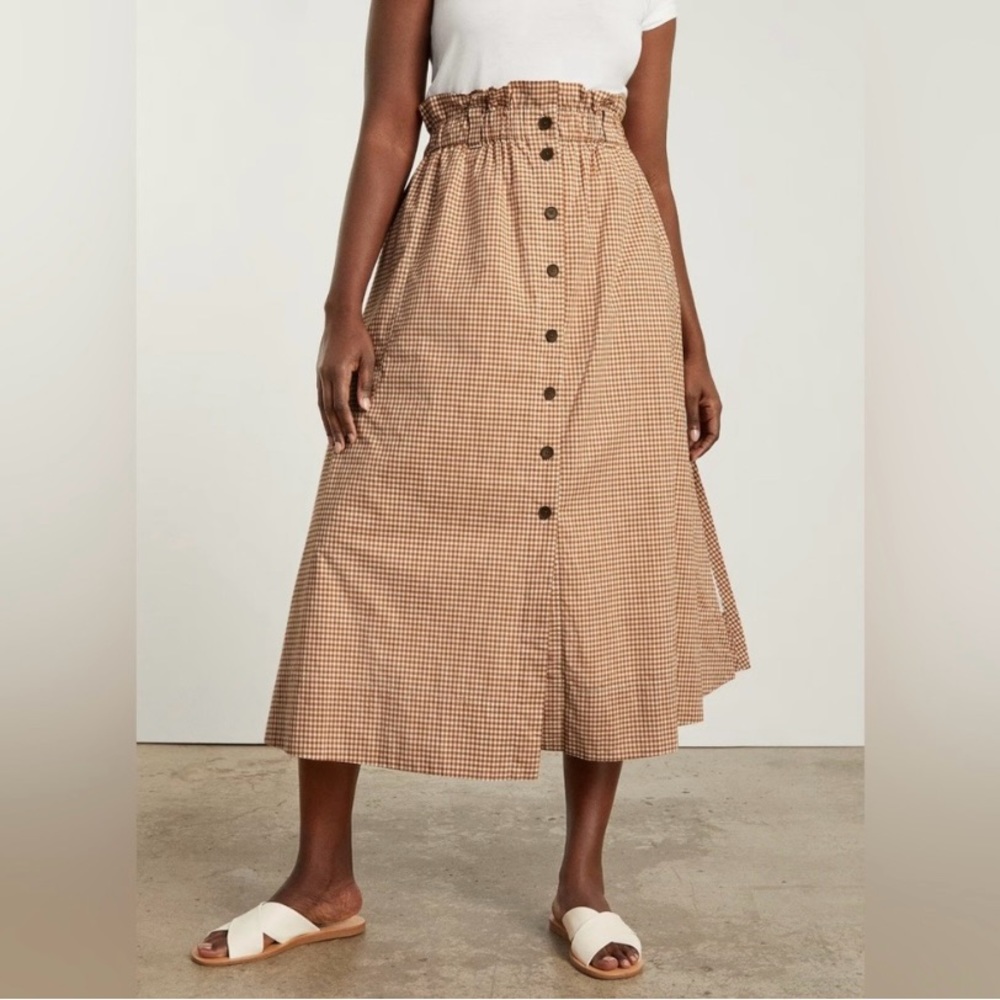 FREE SHIPPING Everlane: The Easy Button Front Skirt